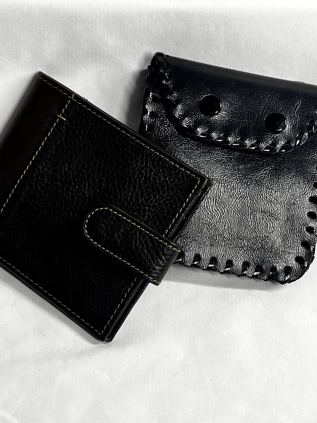 Men’s Wallet Bundle x2 | Brown & Black | Unused Faux Leather Wallets