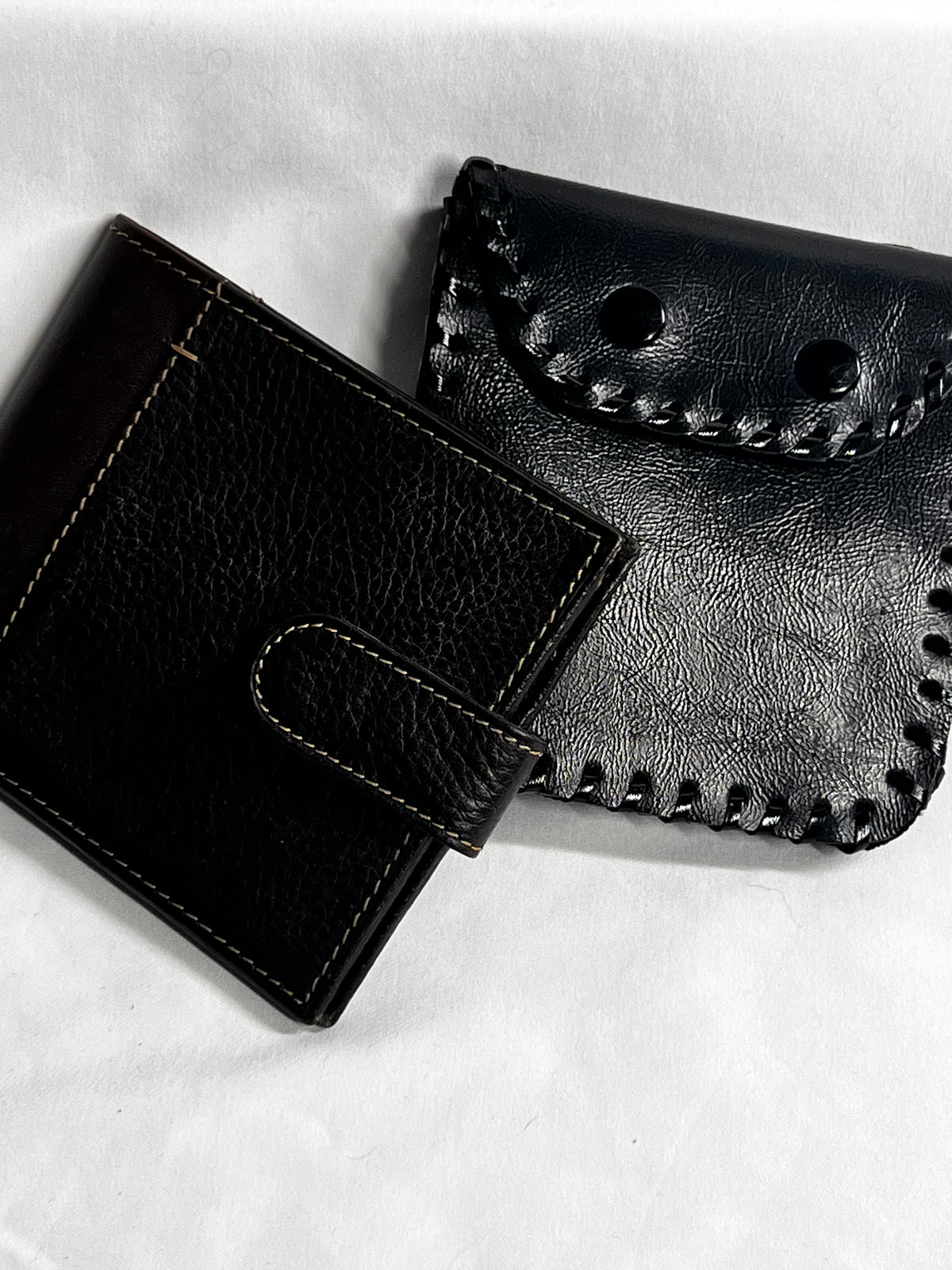 Men’s Wallet Bundle x2 | Brown & Black | Unused Faux Leather Wallets