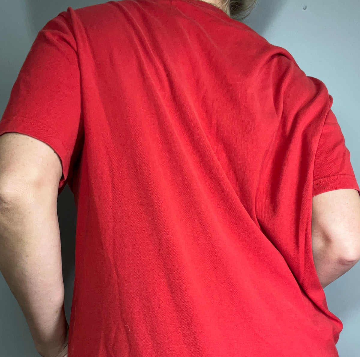 Adidas Red Logo T-Shirt | XL Sports Gym | Casual Tee