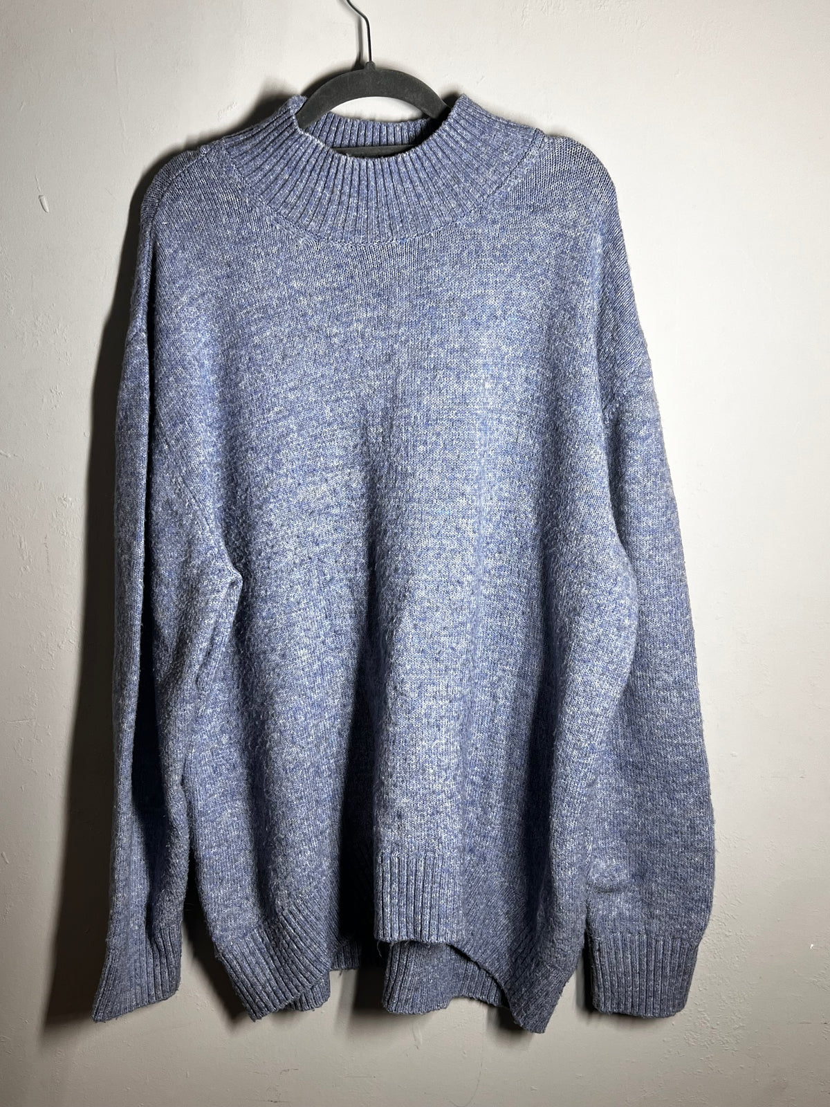 F&F Blue Chunky Knit Jumper |Size 14-16 |Oversized Cosy Winter Sweater