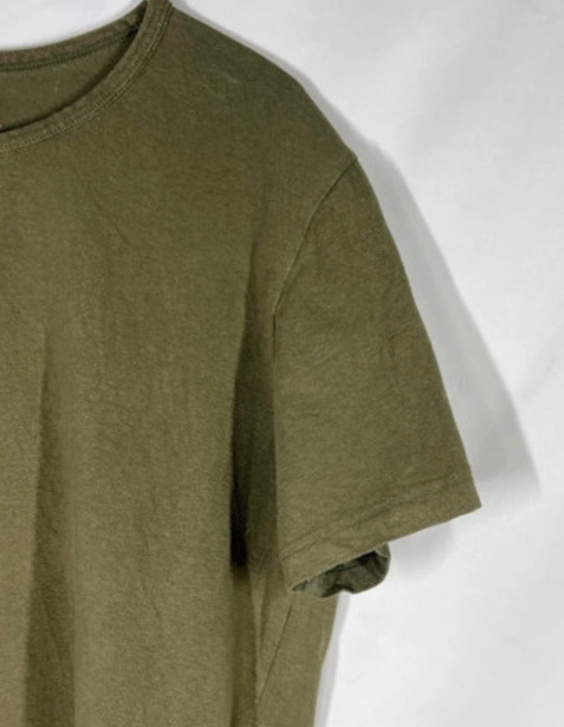 Lyle & Scott Khaki T-Shirt Mens | XL (Fits Large) | Short Sleeve Tee
