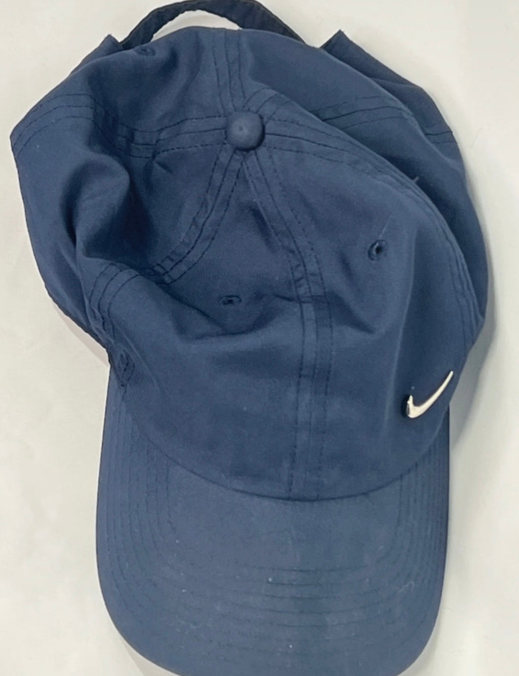 Nike Navy Adjustable Cap | Classic Sports Hat | One Size Fits Most