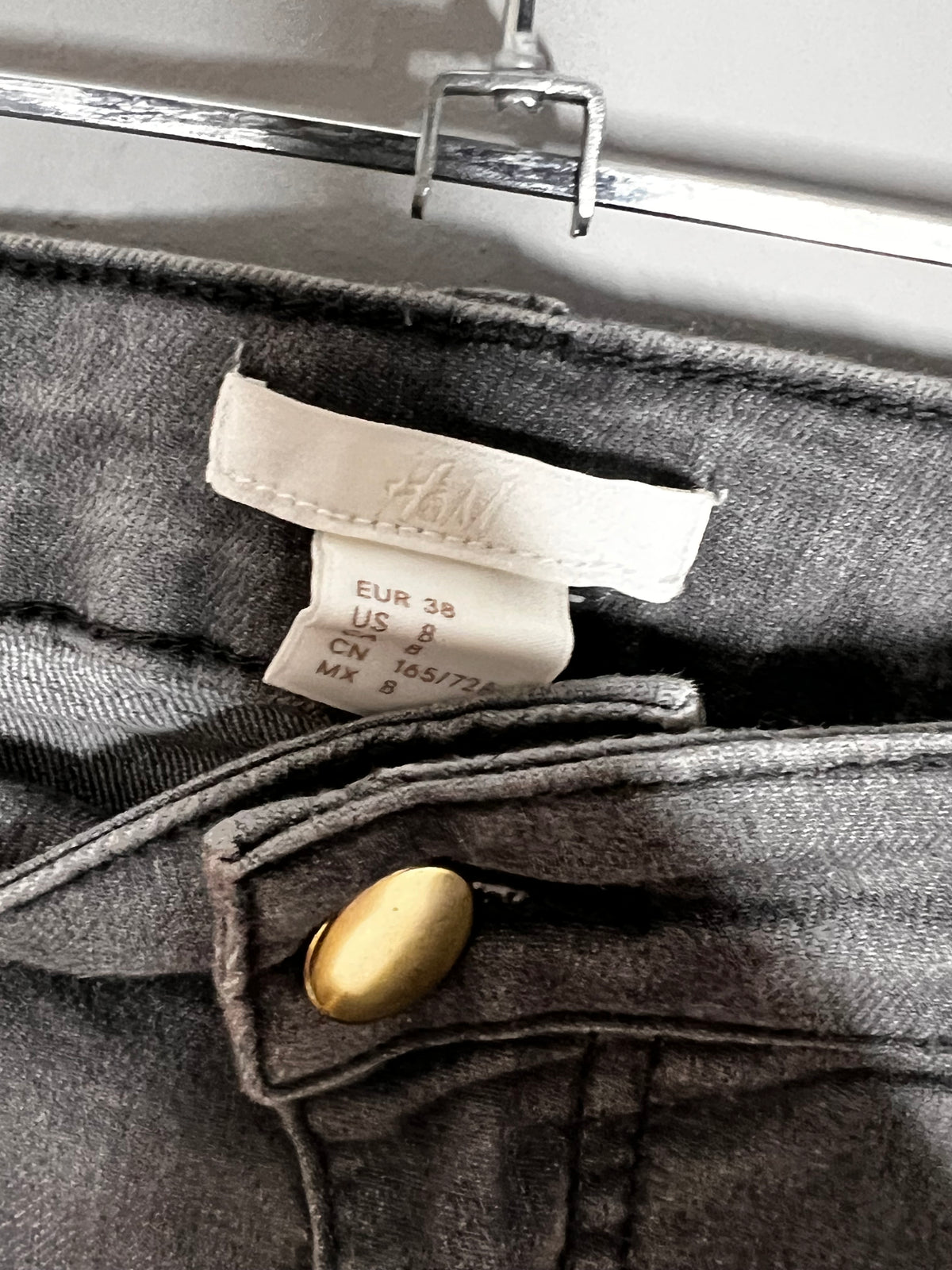 H&M Grey Skinny Jeans|Size 8 Petite |Never Worn