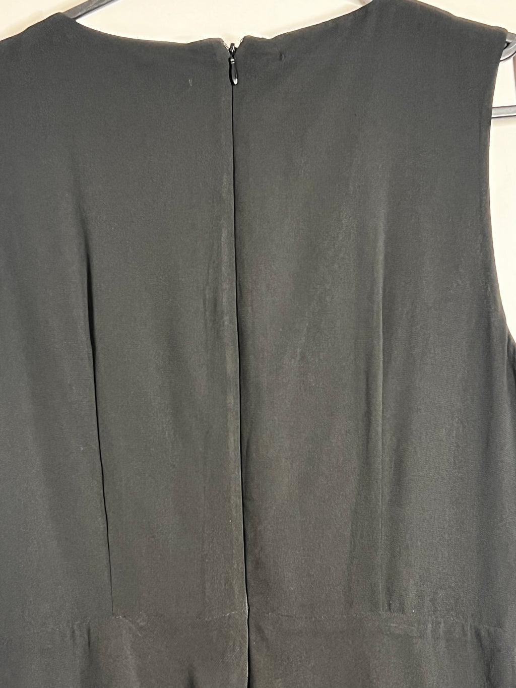New Look Black Smart Dress |Size 10 |Contrast Collar Office Formal Work