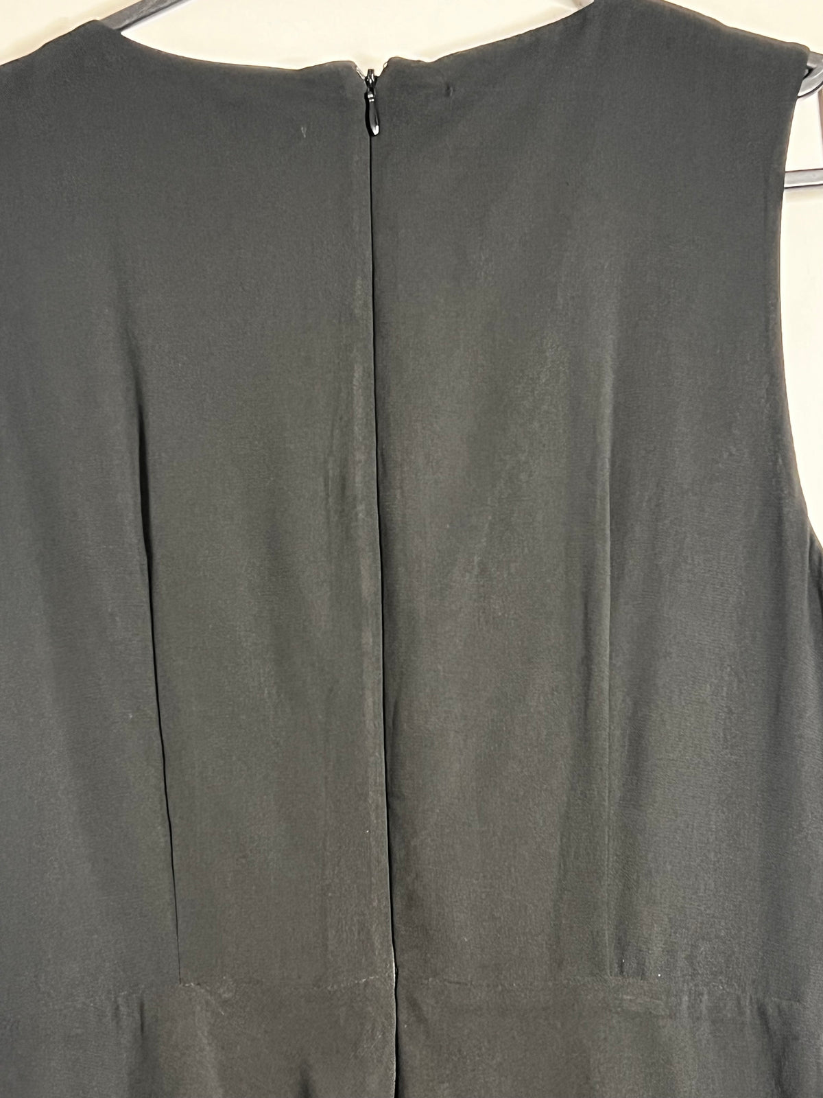 New Look Black Smart Dress |Size 10 |Contrast Collar Office Formal Work