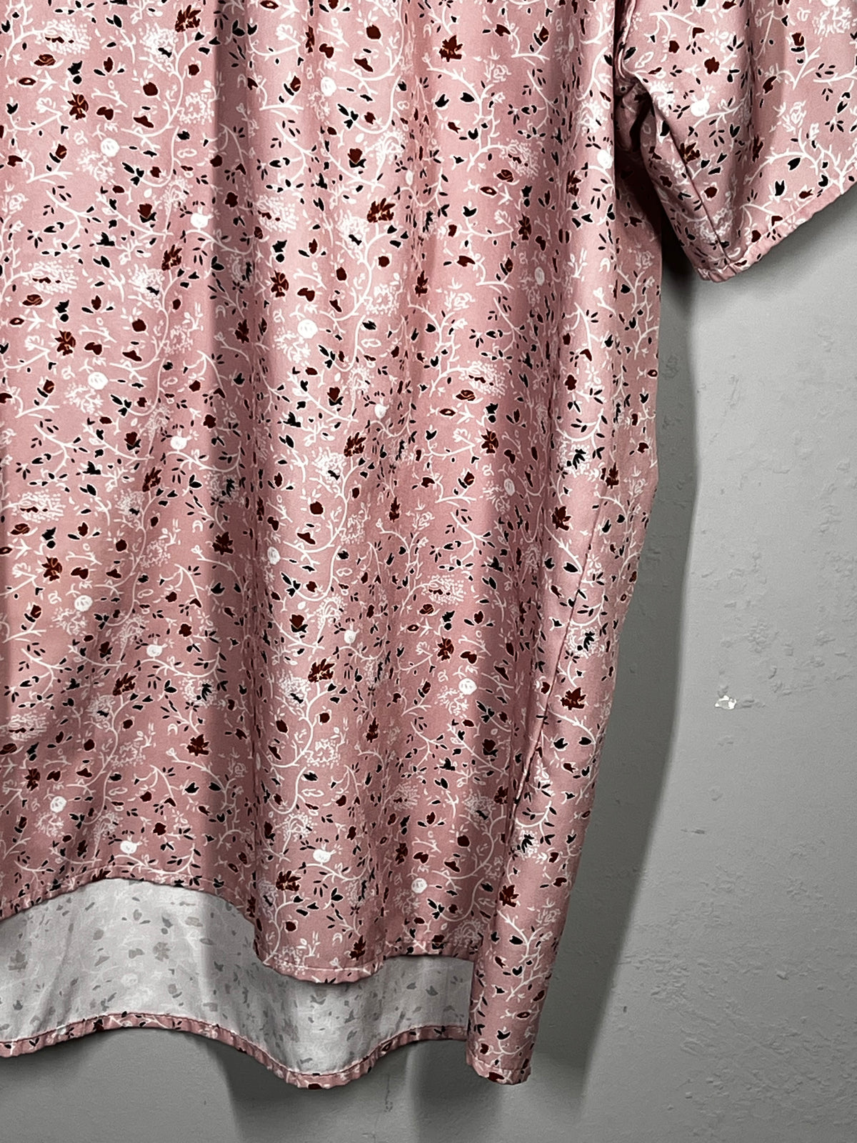 Pink Floral Maternity Blouse | Women’s Pregnancy Top | Size 2XL