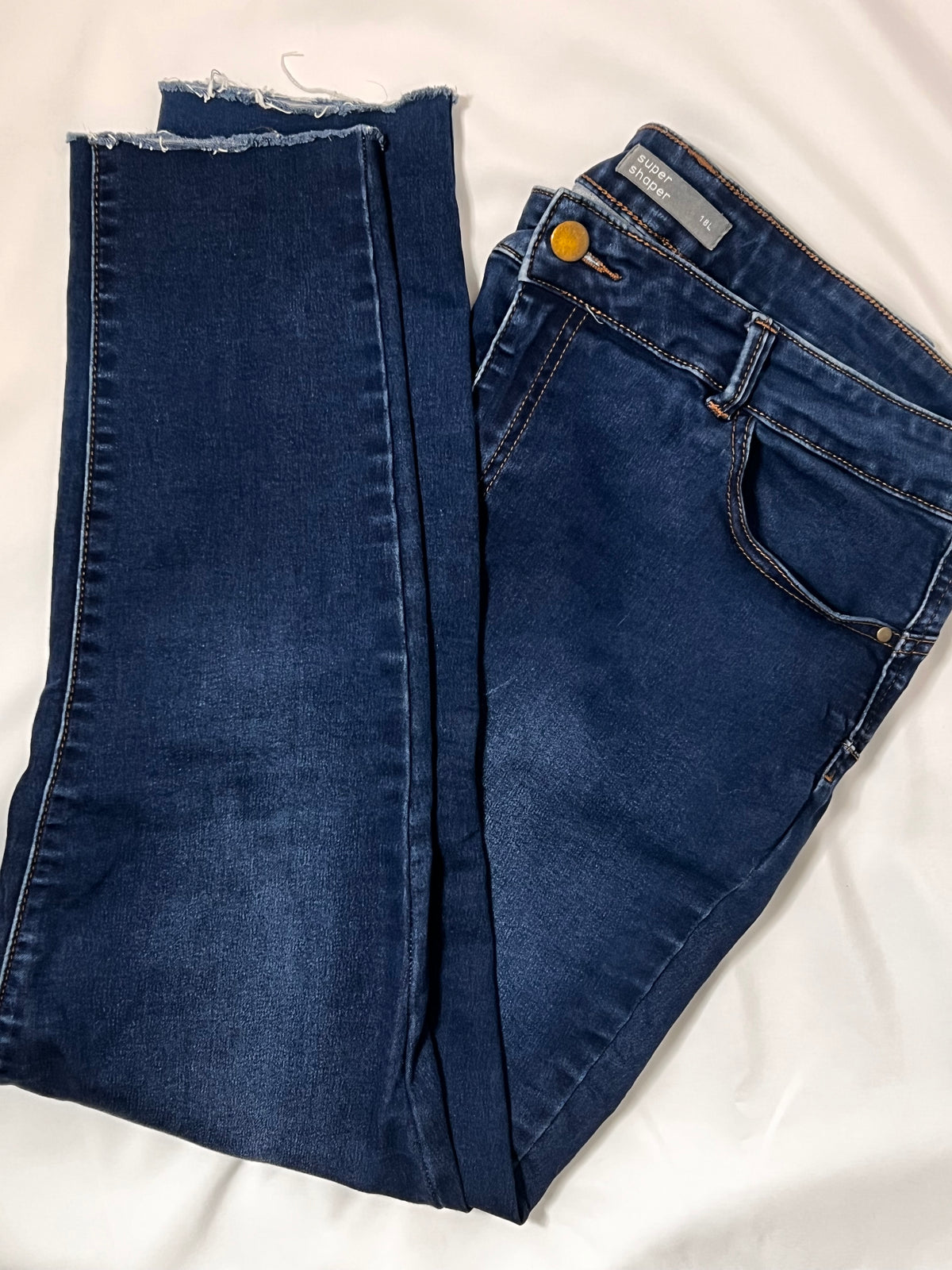 Nutmeg blue super shaper jeans| size 18