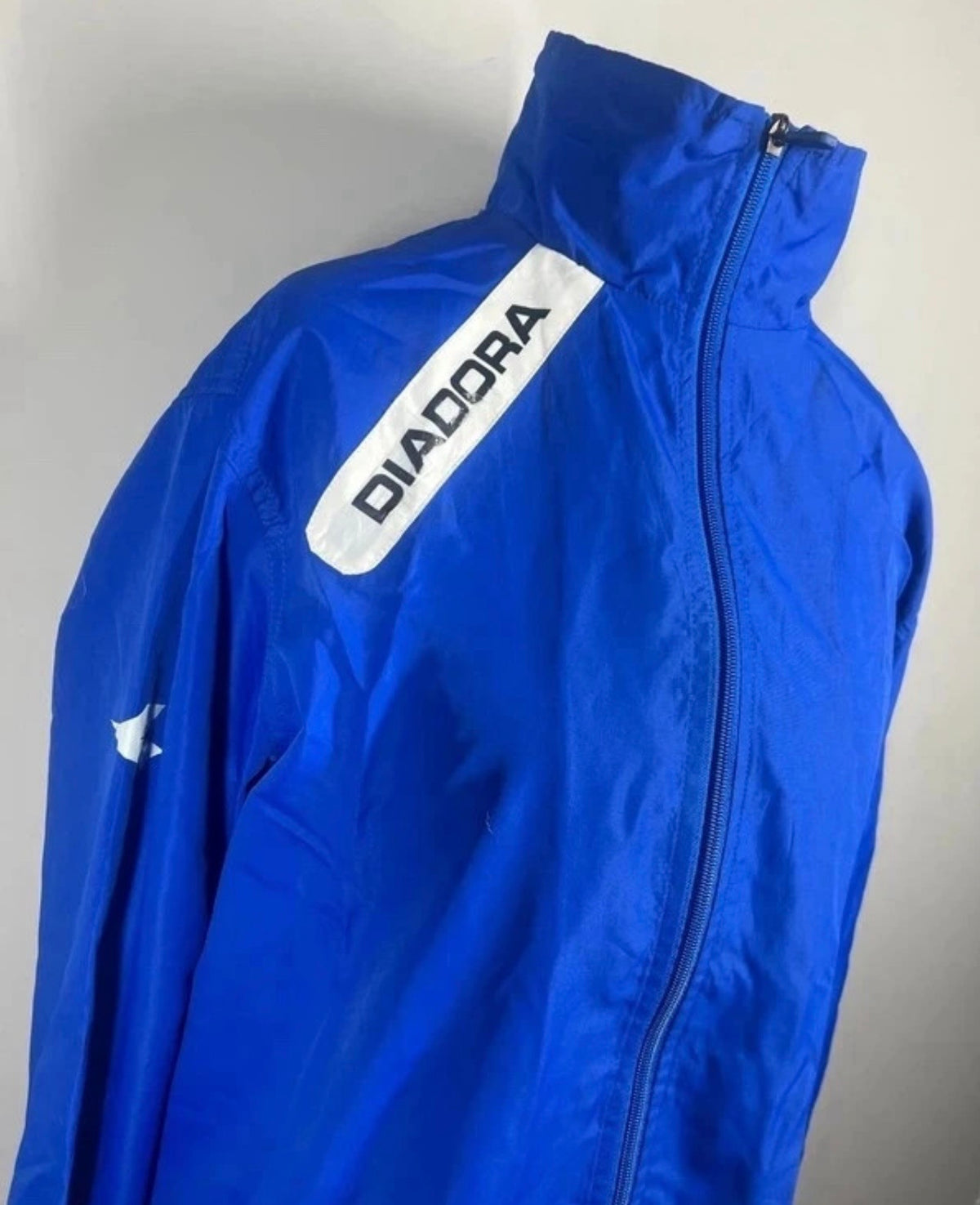 Diadora Blue Jacket |Size Small |Lightweight windbreaker |Sports Track Jacket