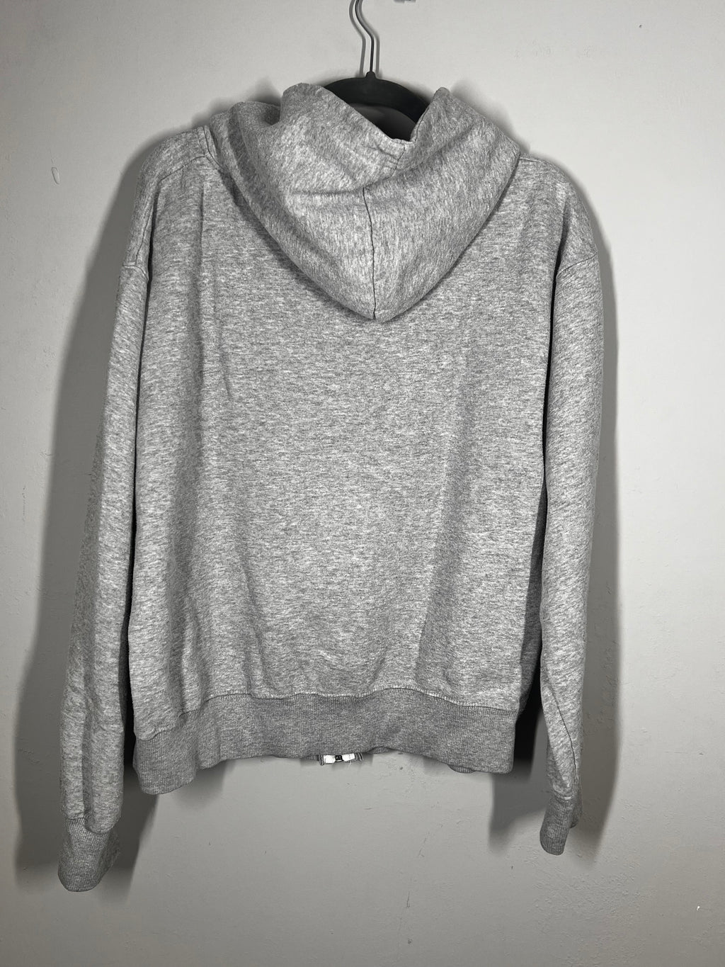 Malaika Grey Zip Hoodie | Full Zip Hooded Sweatshirt | Size XL