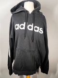 Adidas Black Hoodie | Size Large |Sportswear Gym Casual Logo Hoodie