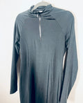 H&M Black Lycra Bodycon Dress| Size Small |Stretch Midi |Party Casual