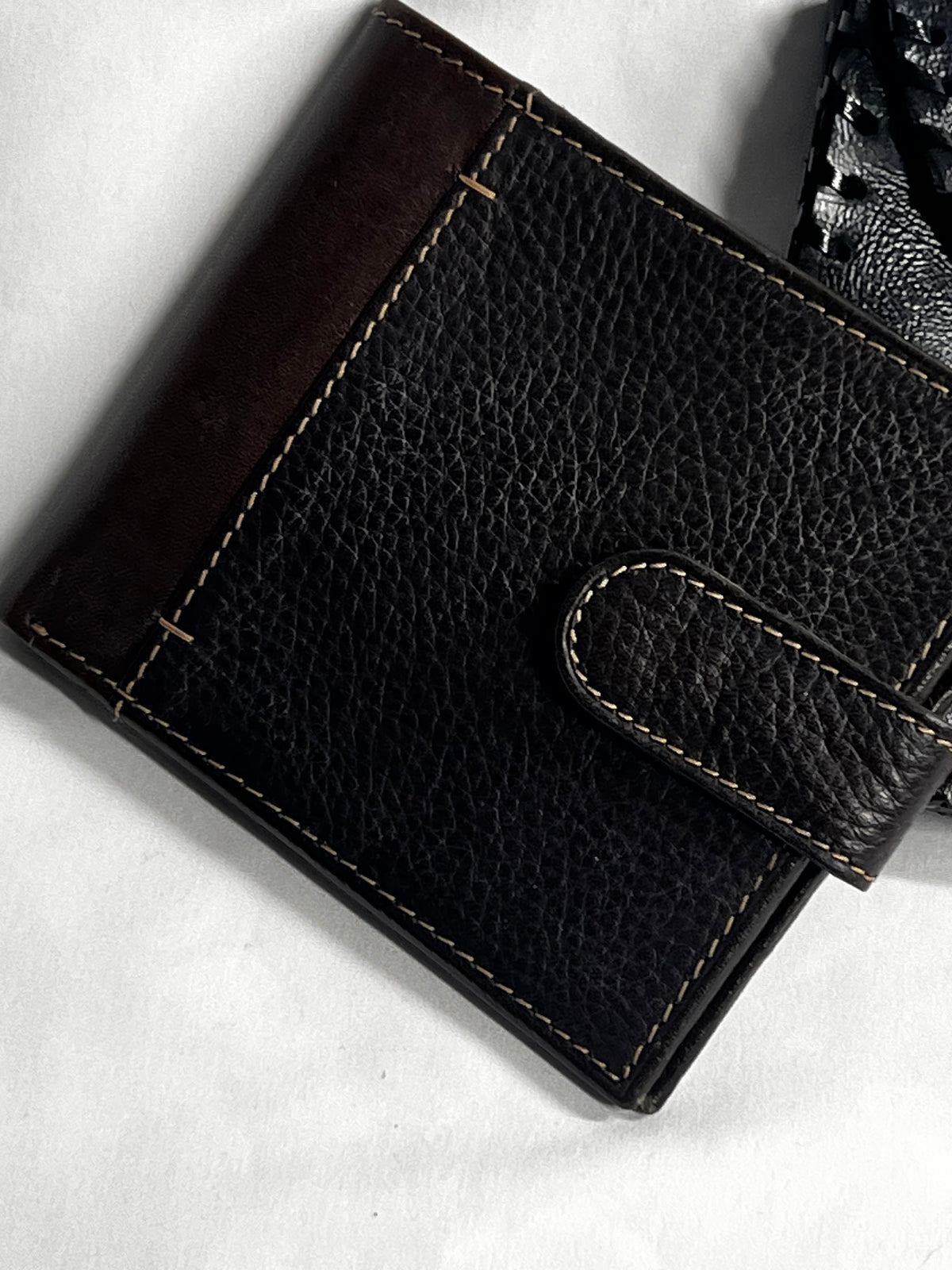 Men’s Wallet Bundle x2 | Brown & Black | Unused Faux Leather Wallets