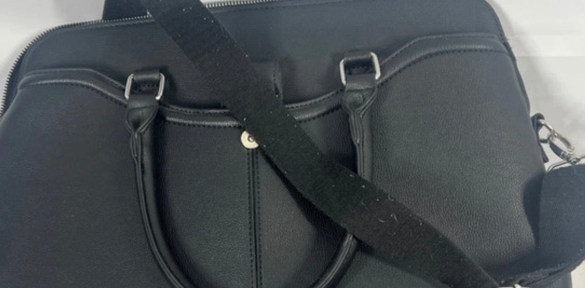 Primark Black Shoulder Bag | Large Handbag |Zip Fastening Everyday