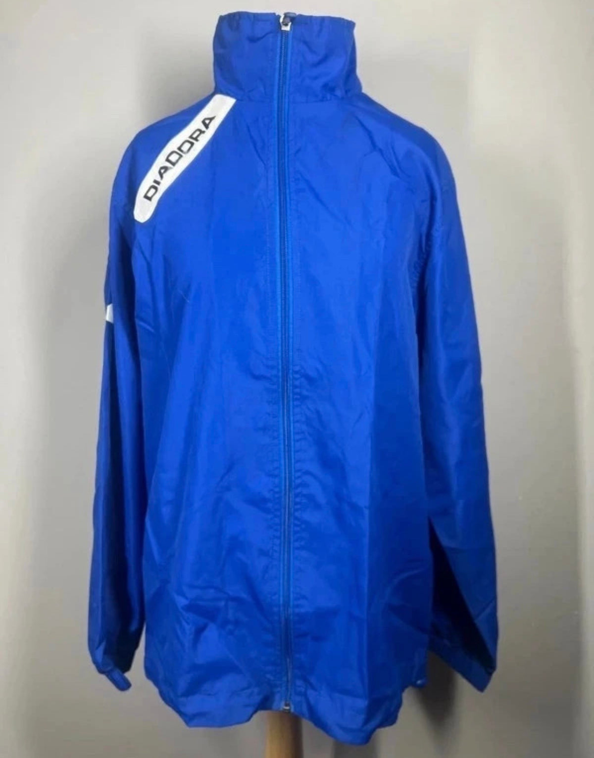 Diadora Blue Jacket |Size Small |Lightweight windbreaker |Sports Track Jacket